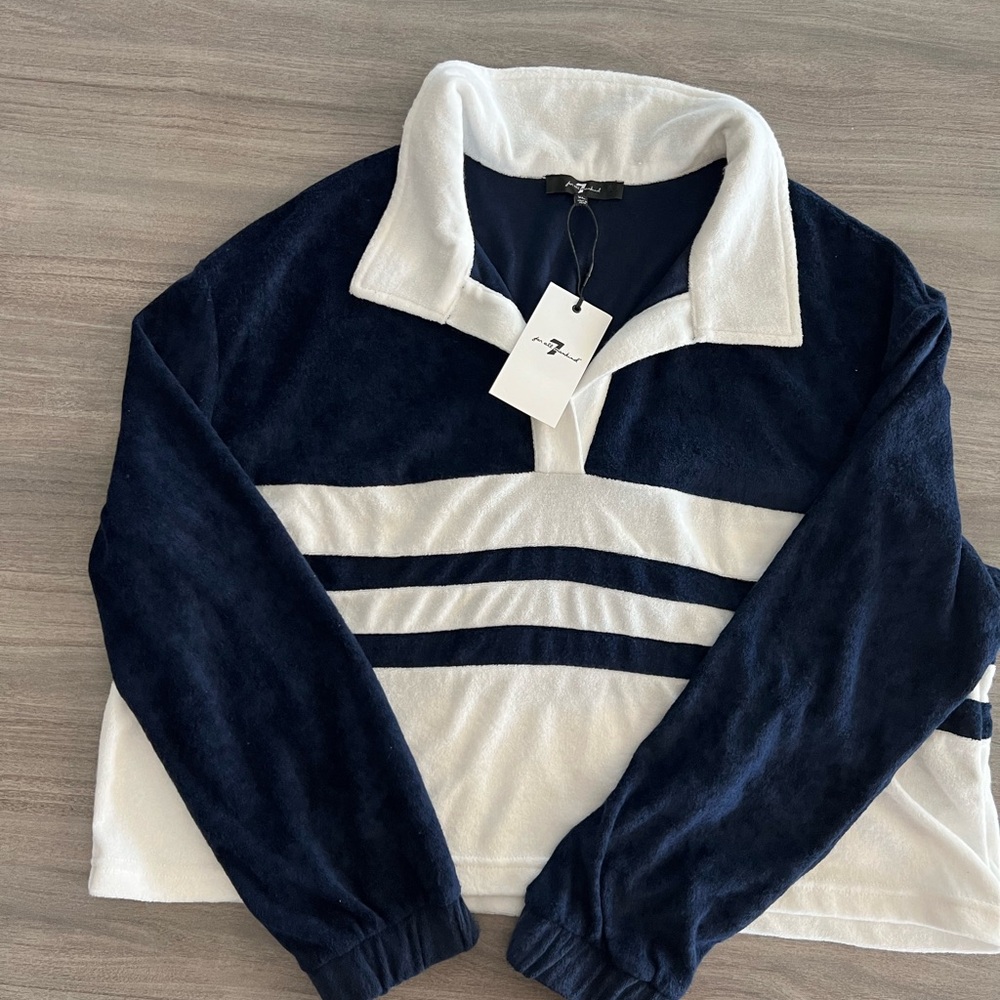 7 for all mankind striped top